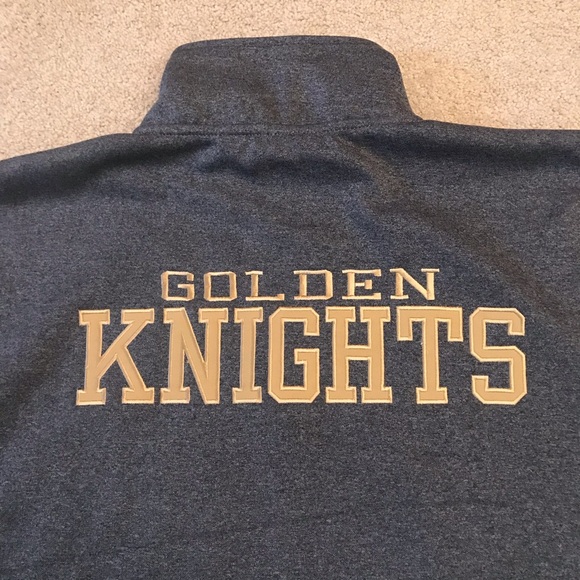 Majestic NHL Vegas Golden Knights Hockey Sweatshirt Sweater Mens 2XL Quarter Zip - Picture 6 of 9